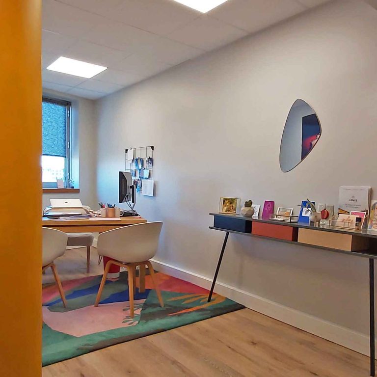 Aménagement et agencement de cabinet d'avocats à Lyon ; vue de bureau - PK intérieur, architecte d'intérieur