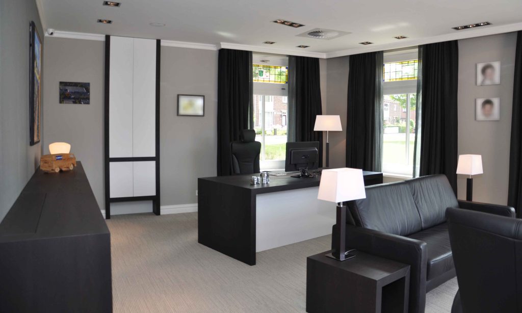 Conception des locaux de siège social d'entreprise ; bureau de direction - PK intérieur, architecte d'intérieur